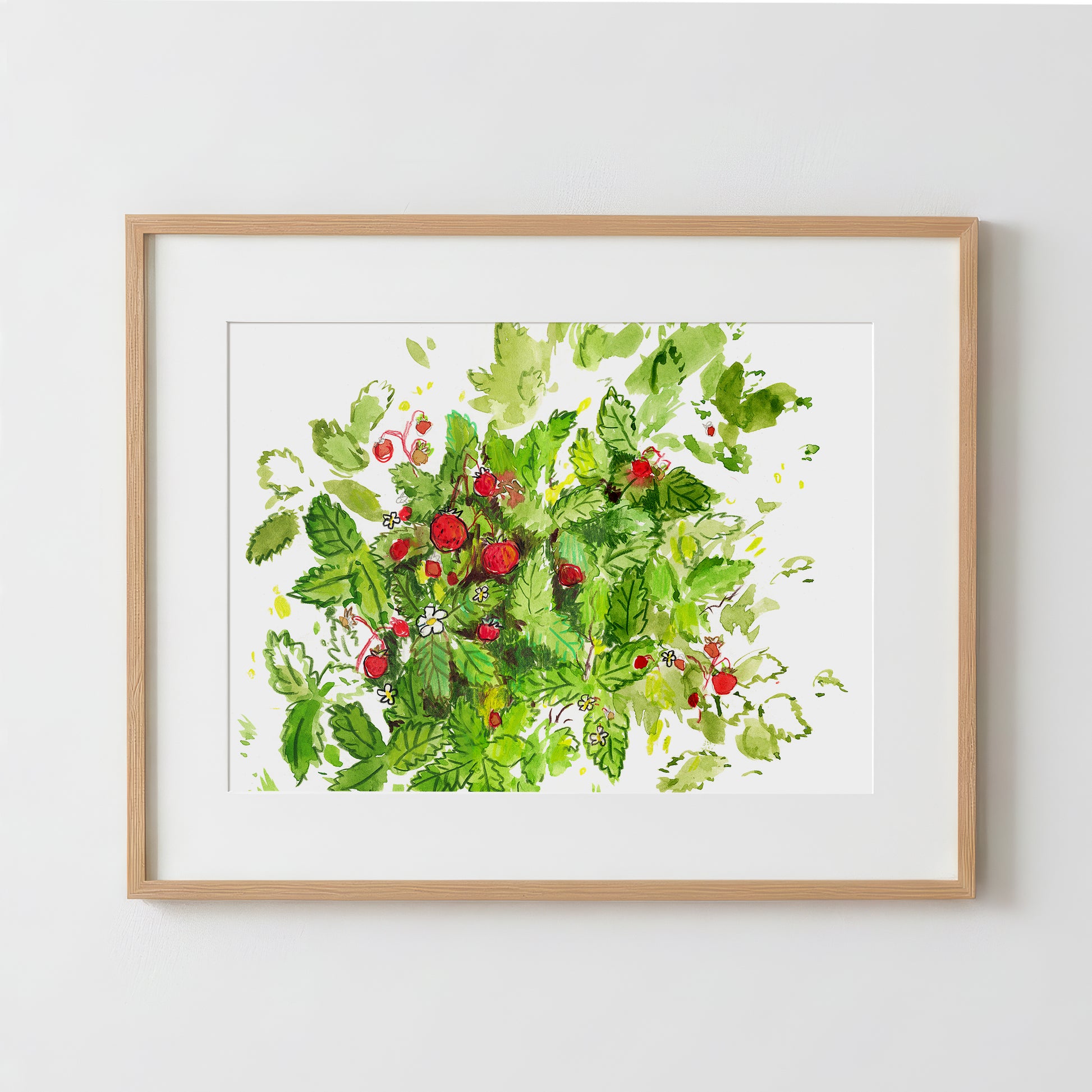 Wild Strawberries - Fine Art Paper Print