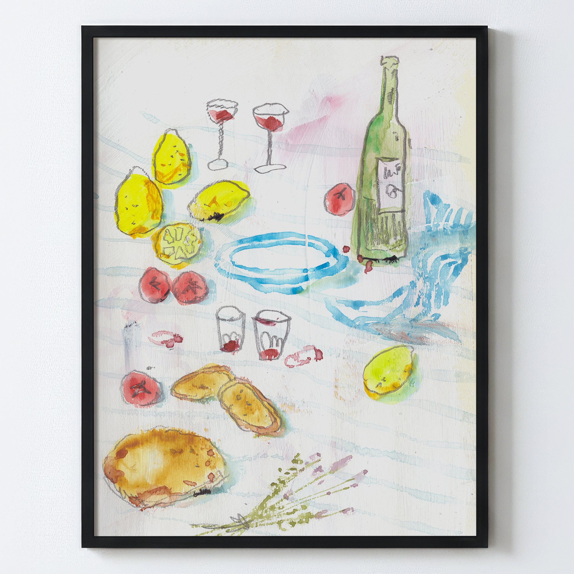 Afternoon Al Fresco - Fine Art Paper Print