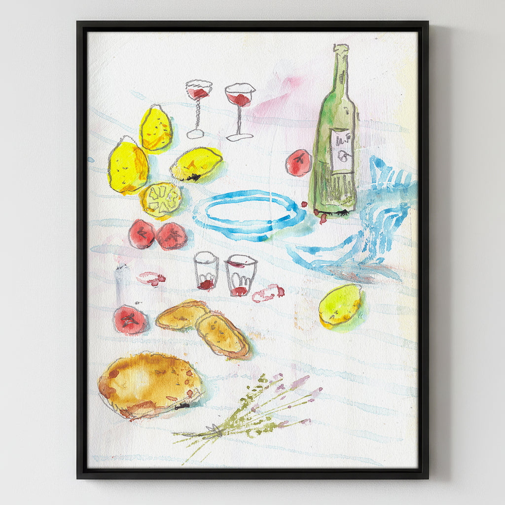 Afternoon Al Fresco - Gallery Canvas Print