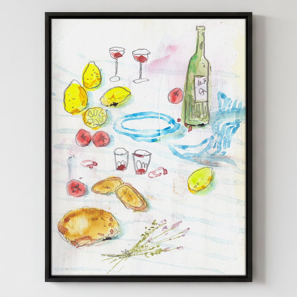 Afternoon Al Fresco - Gallery Canvas Print