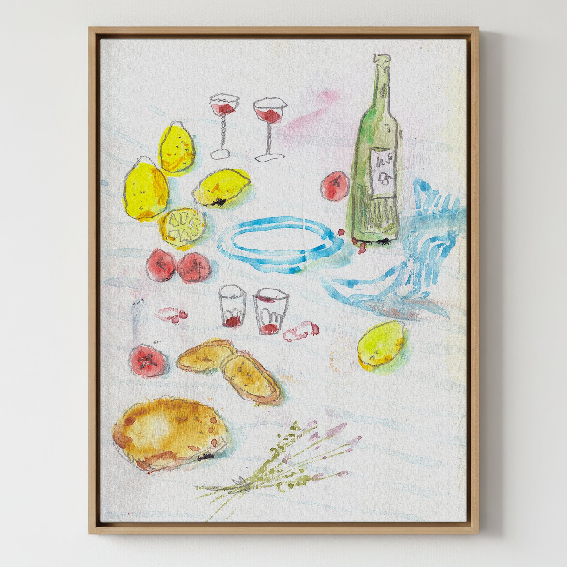 Afternoon Al Fresco - Gallery Canvas Print