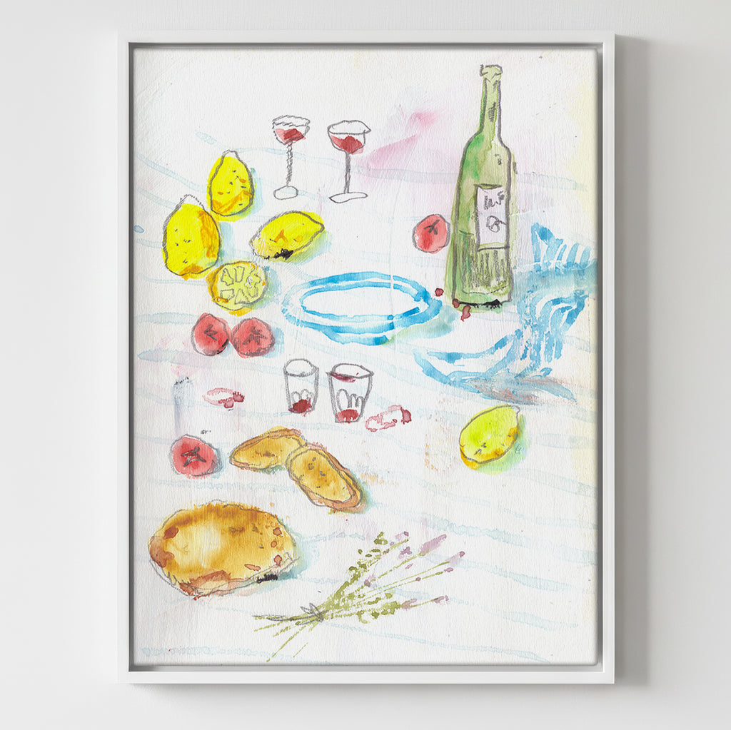 Afternoon Al Fresco - Gallery Canvas Print