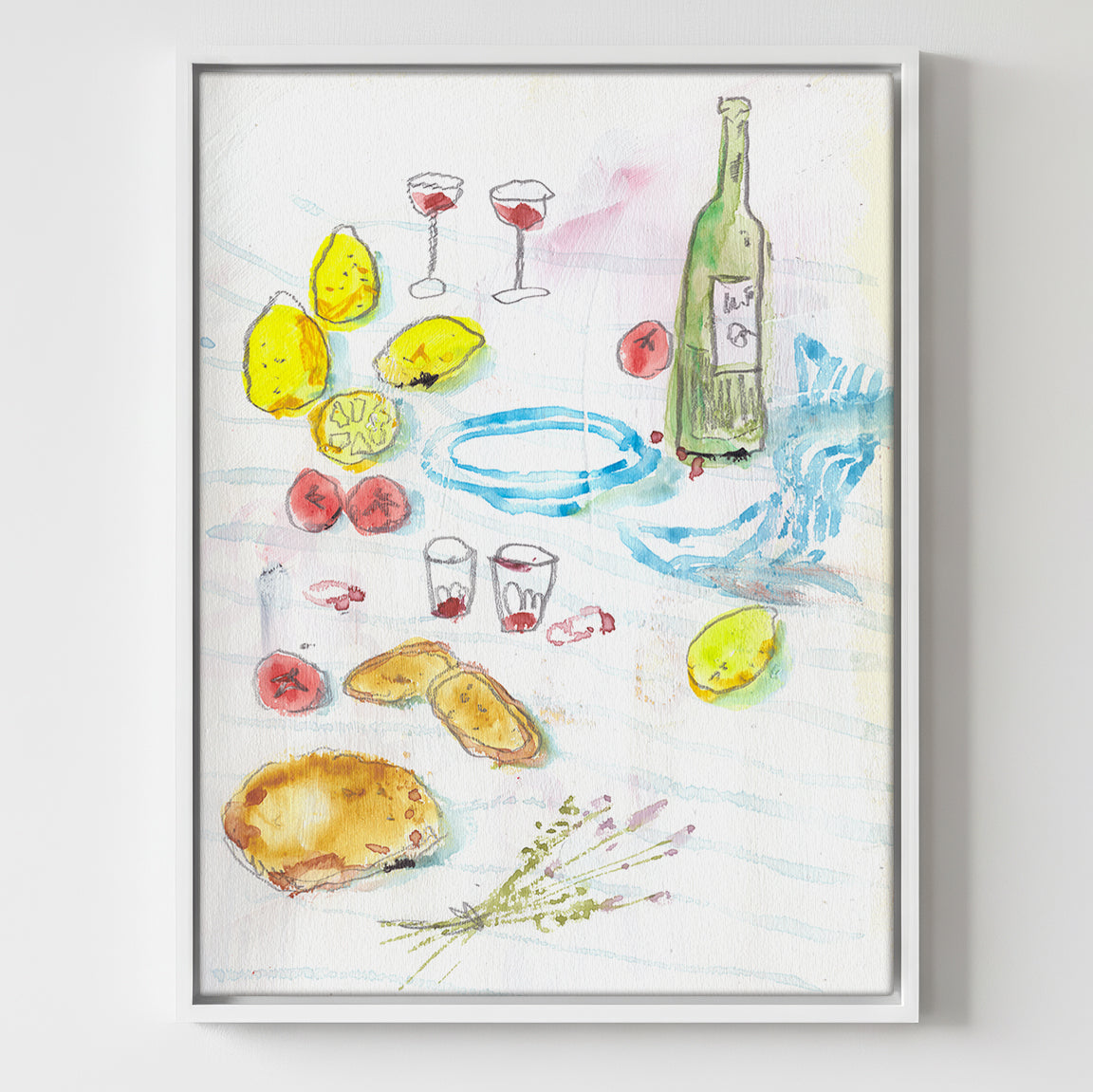 Afternoon Al Fresco - Gallery Canvas Print