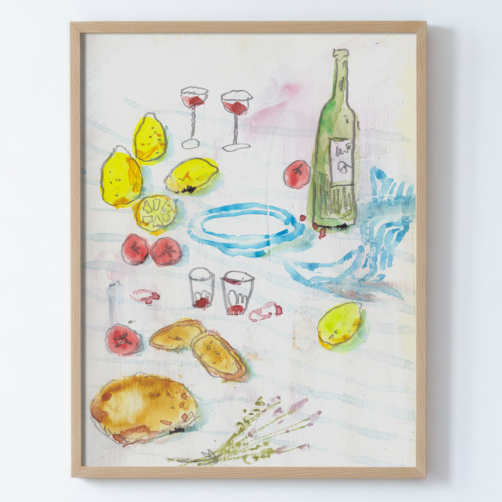 Afternoon Al Fresco - Fine Art Paper Print