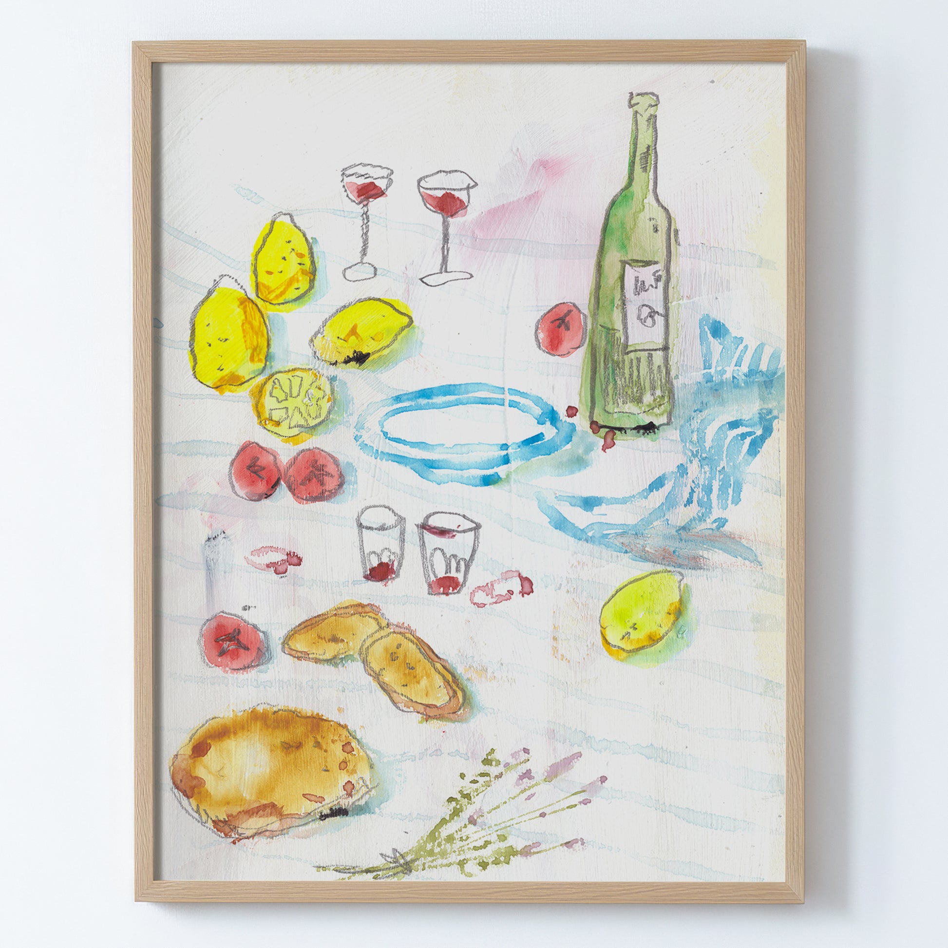 Afternoon Al Fresco - Fine Art Paper Print