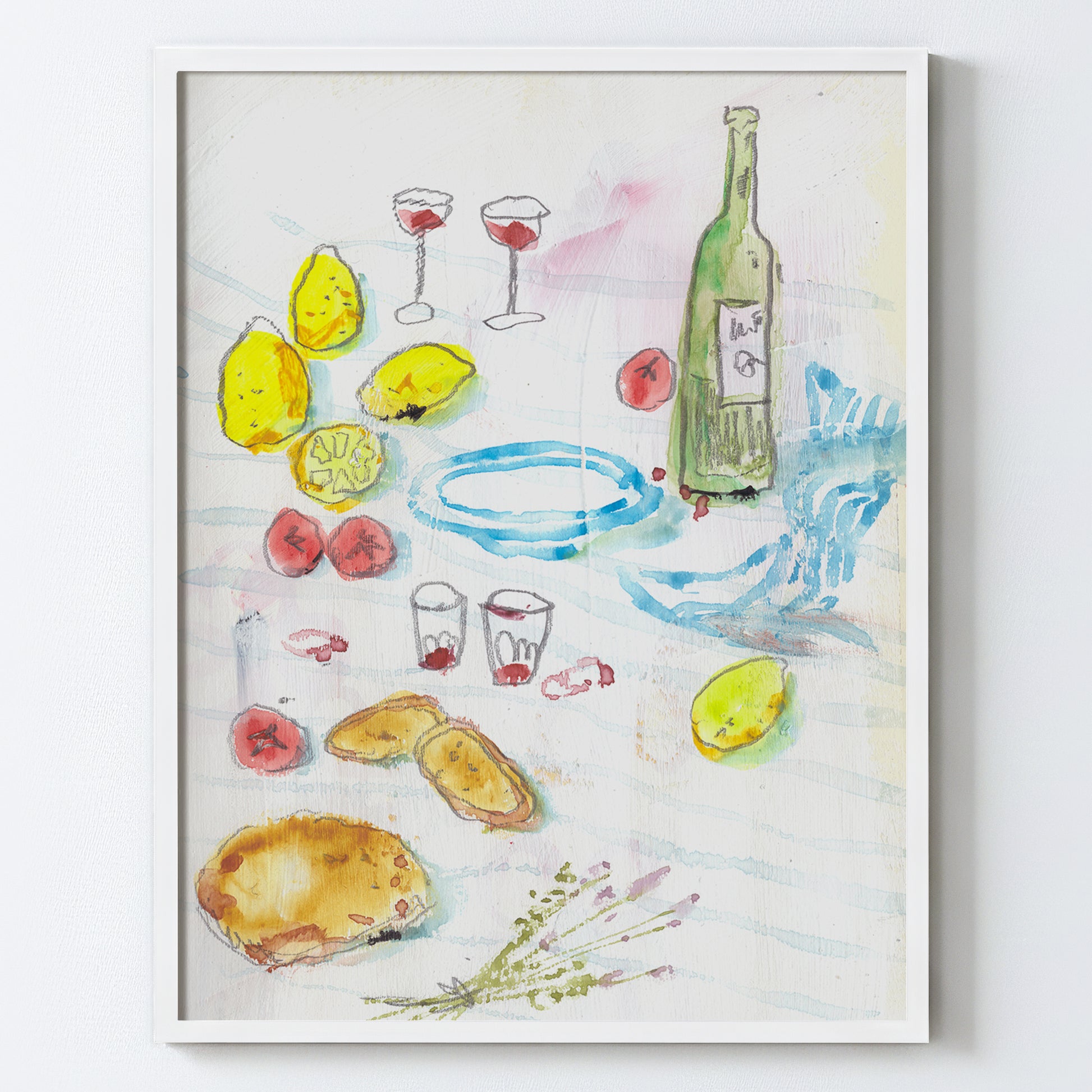 Afternoon Al Fresco - Fine Art Paper Print