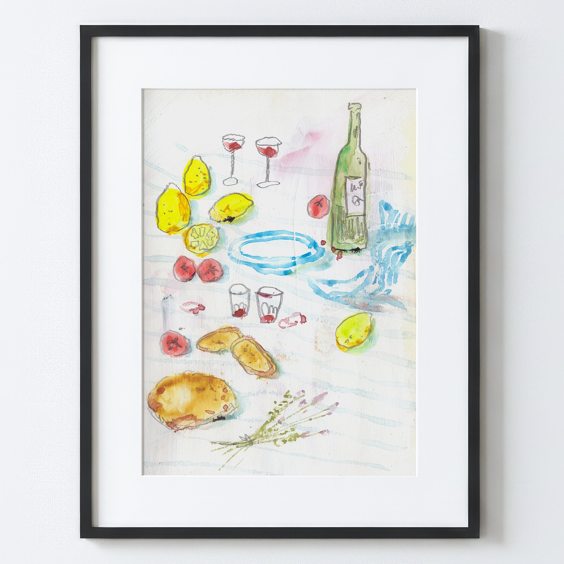 Afternoon Al Fresco - Fine Art Paper Print