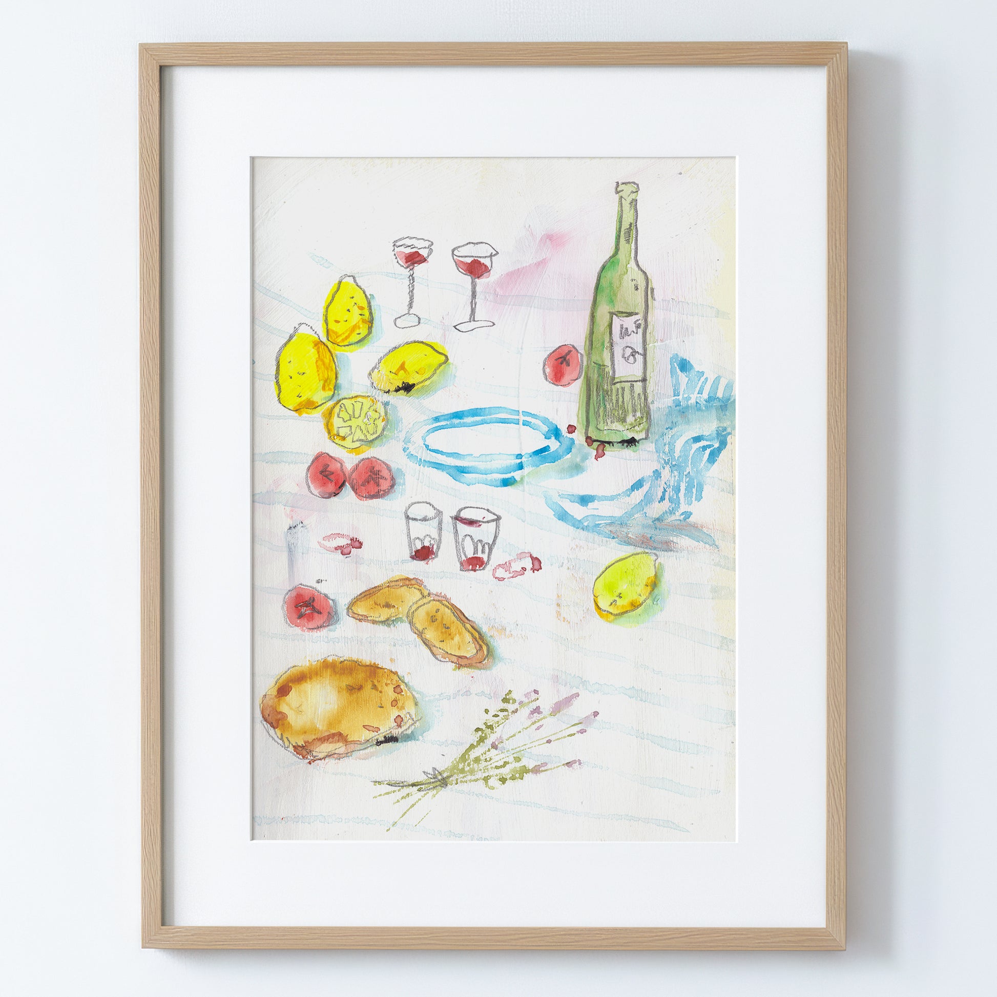 Afternoon Al Fresco - Fine Art Paper Print