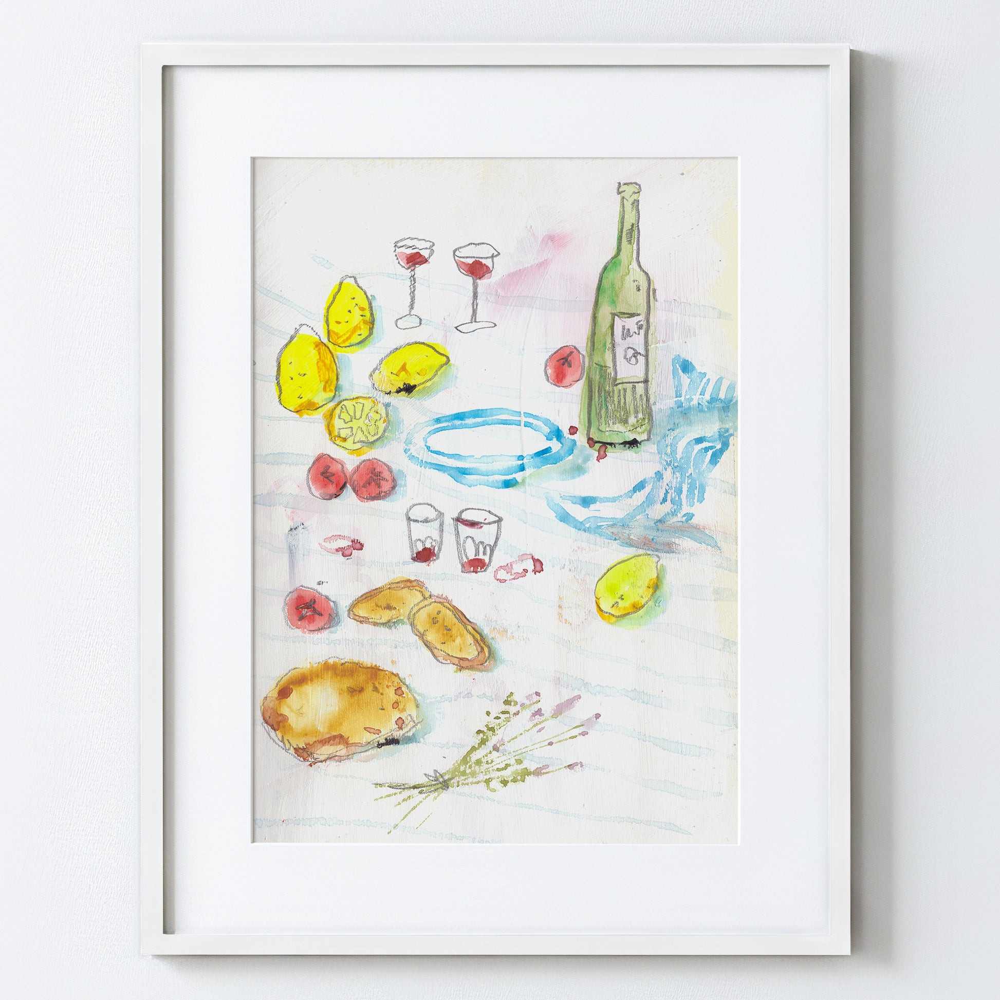 Afternoon Al Fresco - Fine Art Paper Print