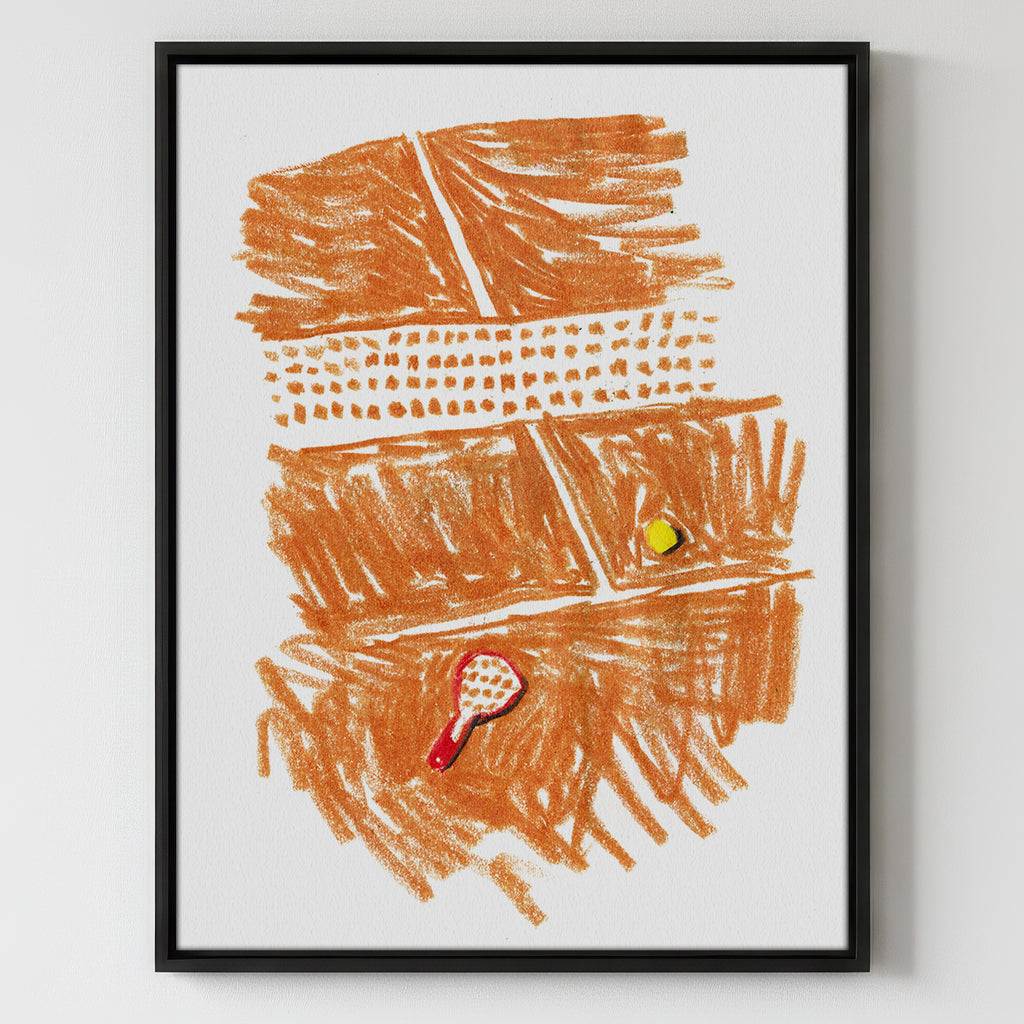 Tennis Court - Gallery Canvas Print