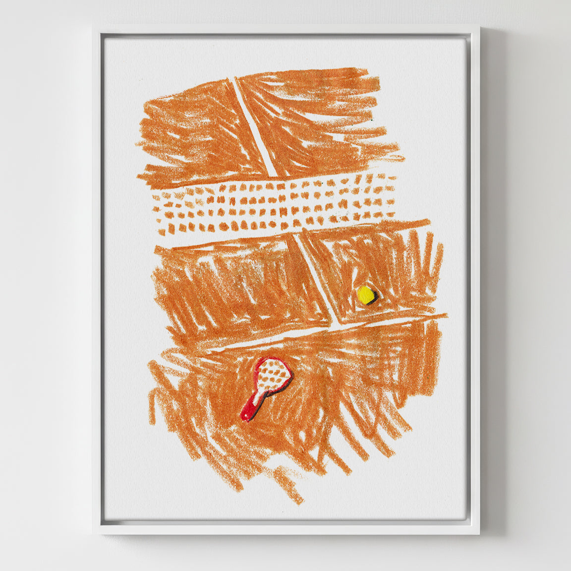 Tennis Court - Gallery Canvas Print