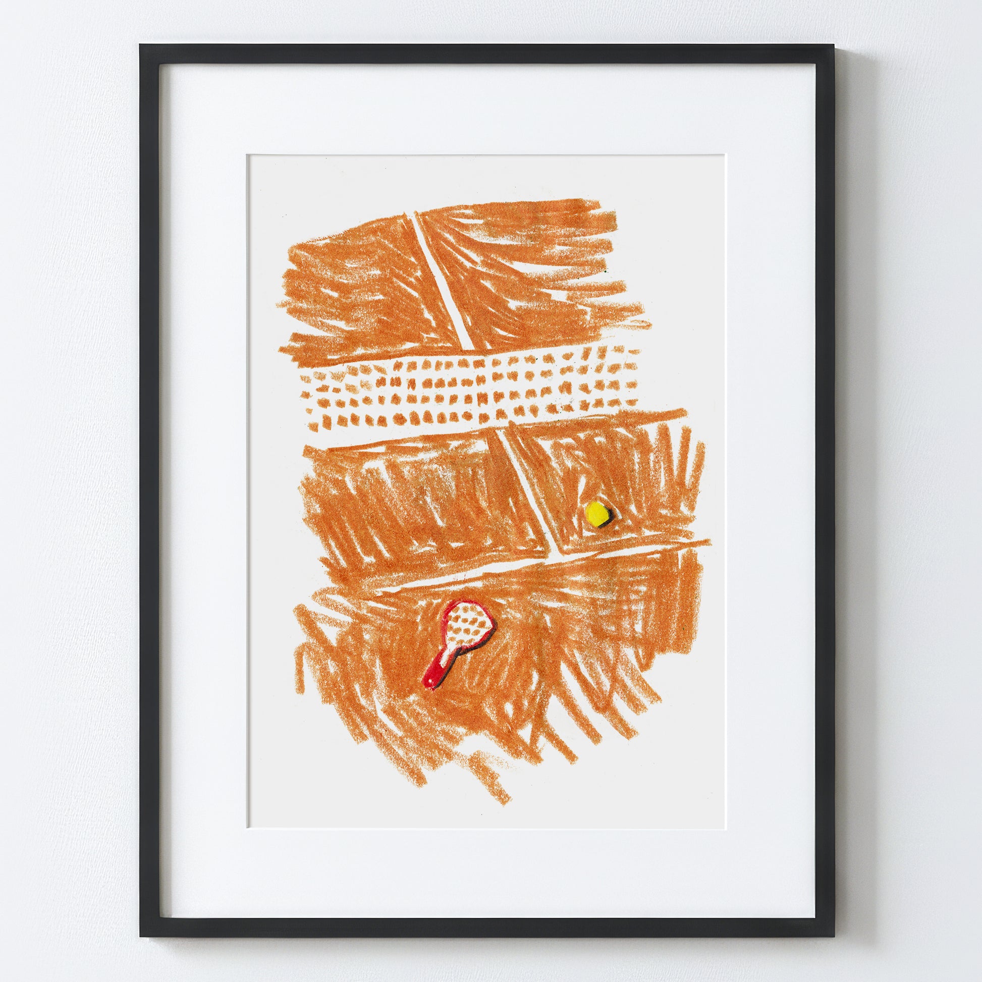 Tennis Court - Fine Art Paper Print