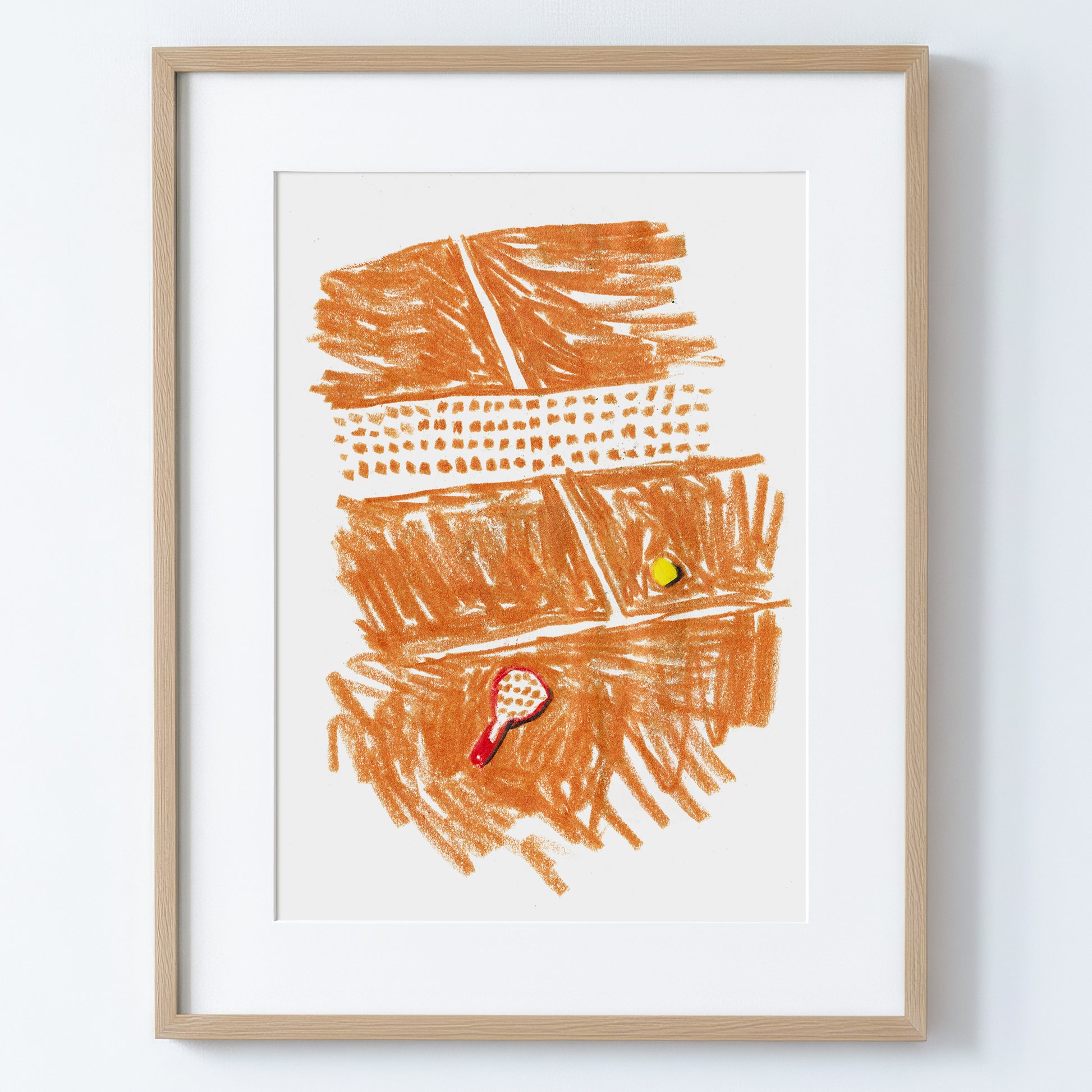 Tennis Court - Fine Art Paper Print