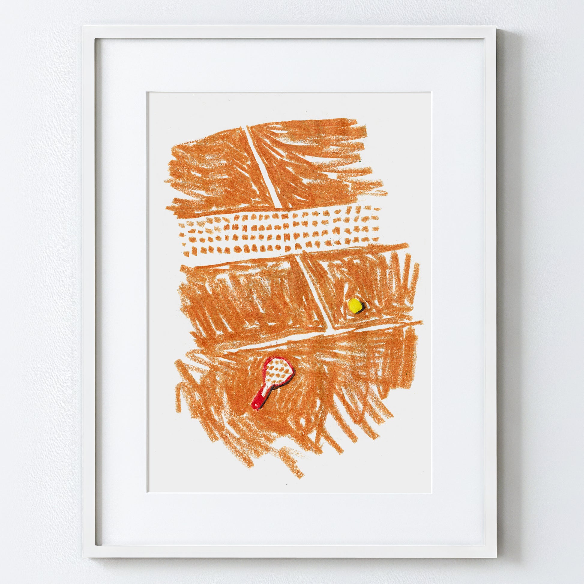 Tennis Court - Fine Art Paper Print