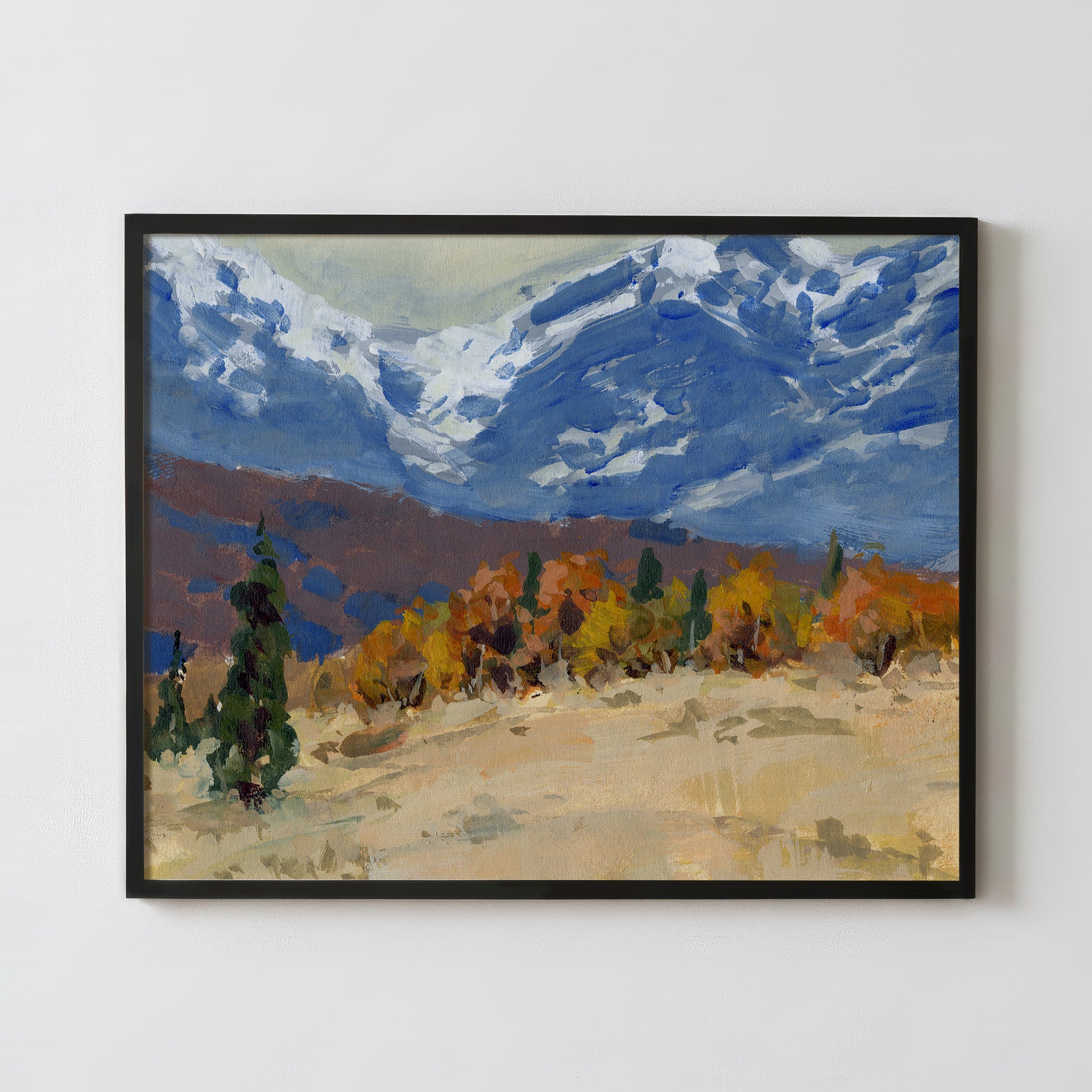 Autumn Blues - Fine Art Paper Print