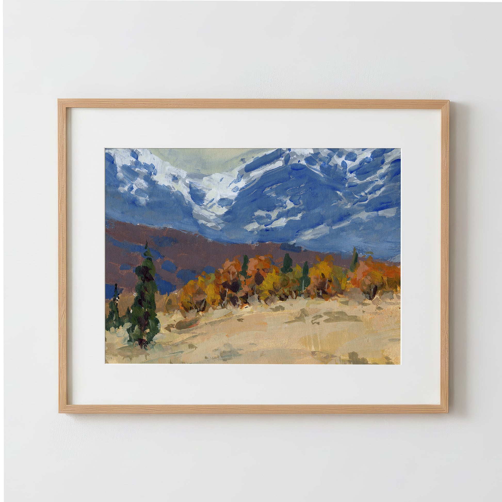 Autumn Blues - Fine Art Paper Print