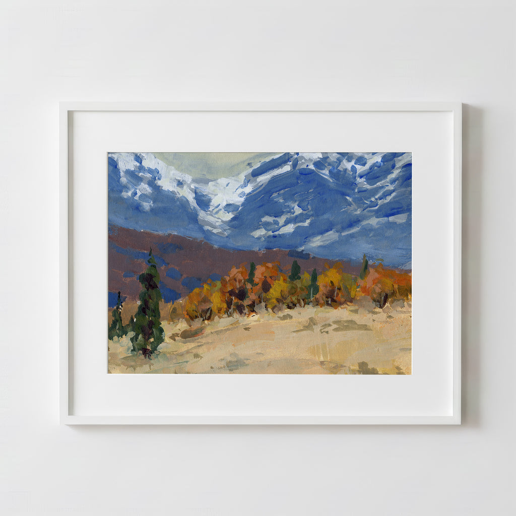 Autumn Blues - Fine Art Paper Print