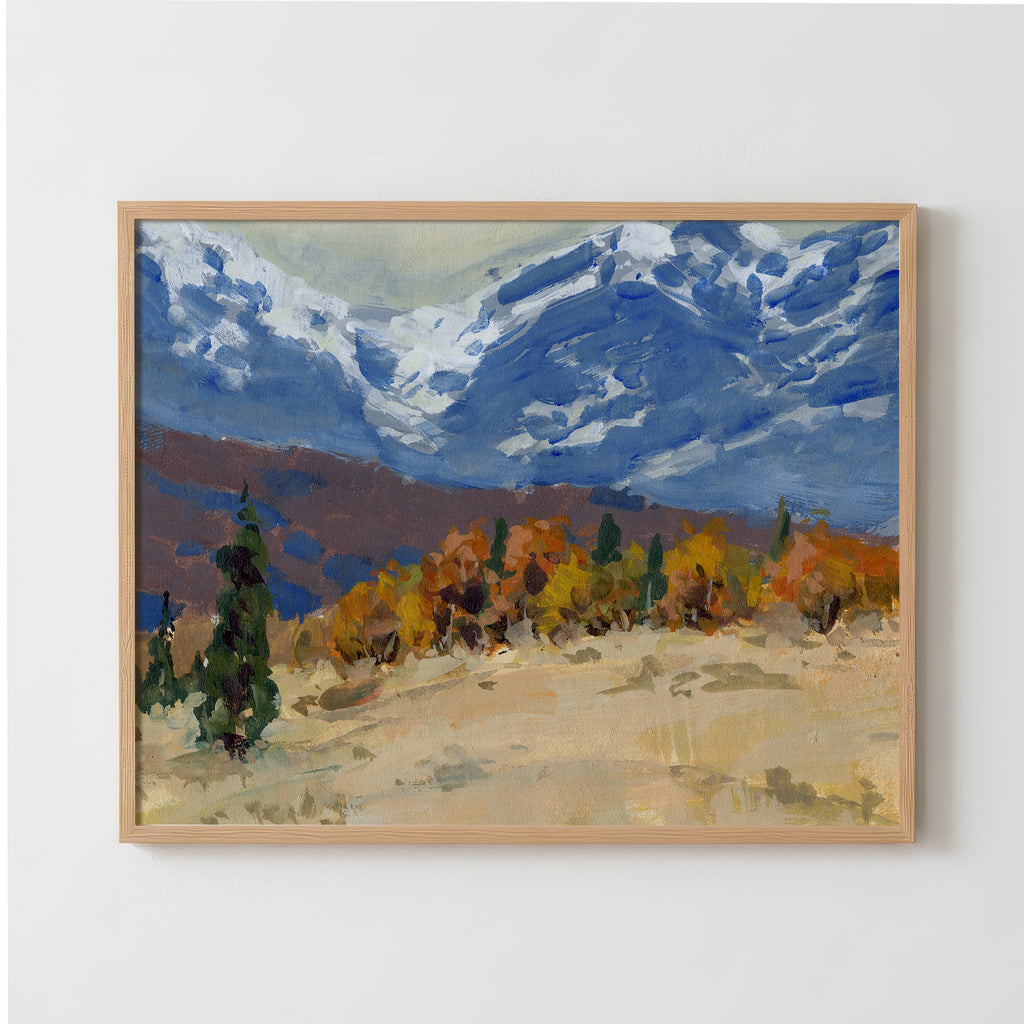 Autumn Blues - Fine Art Paper Print