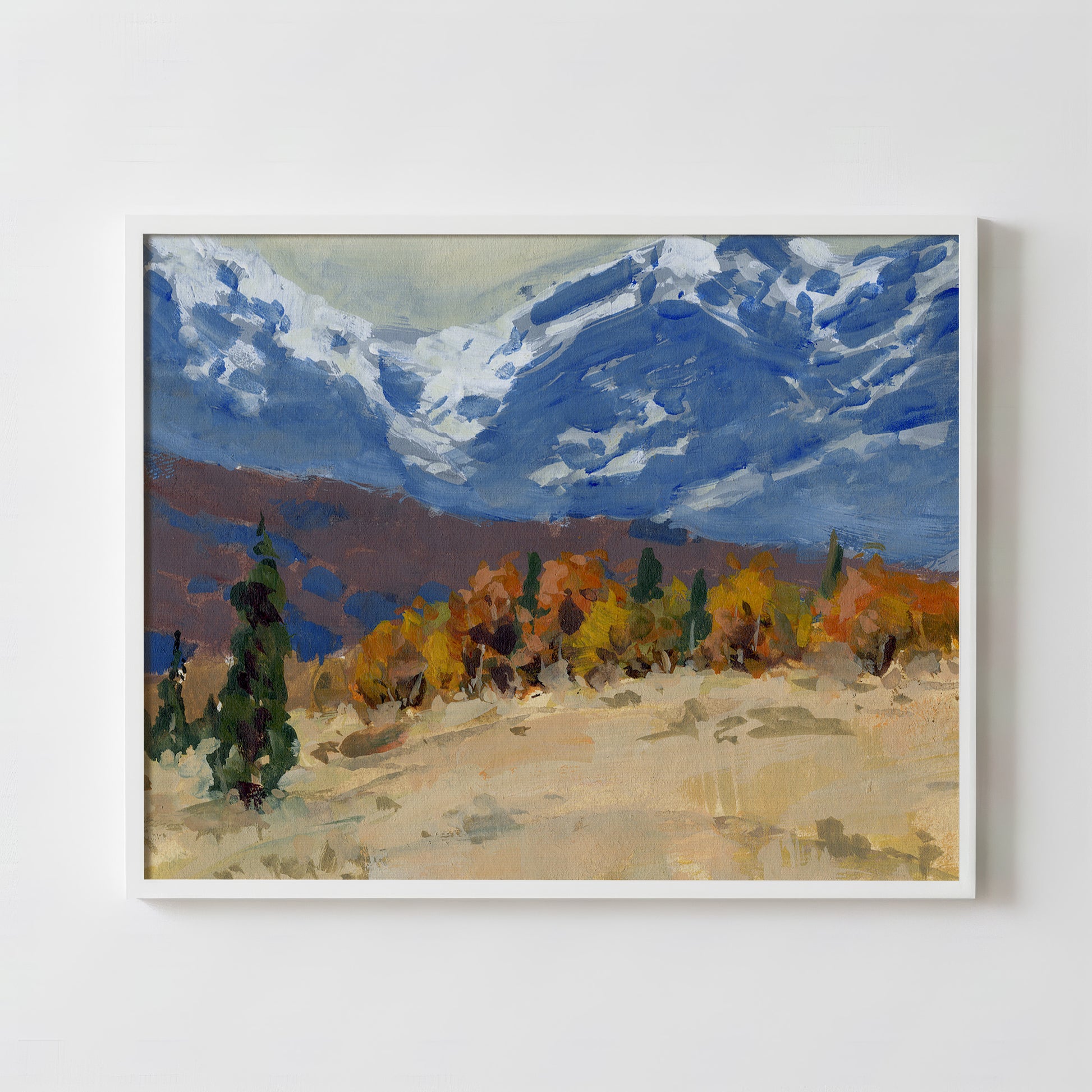 Autumn Blues - Fine Art Paper Print