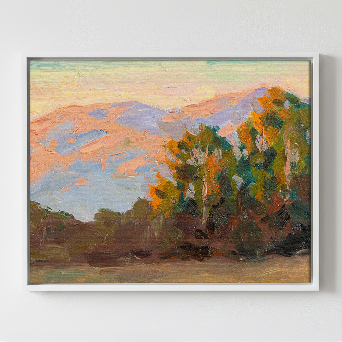 California Hills at Sunset - Gallery Canvas Print