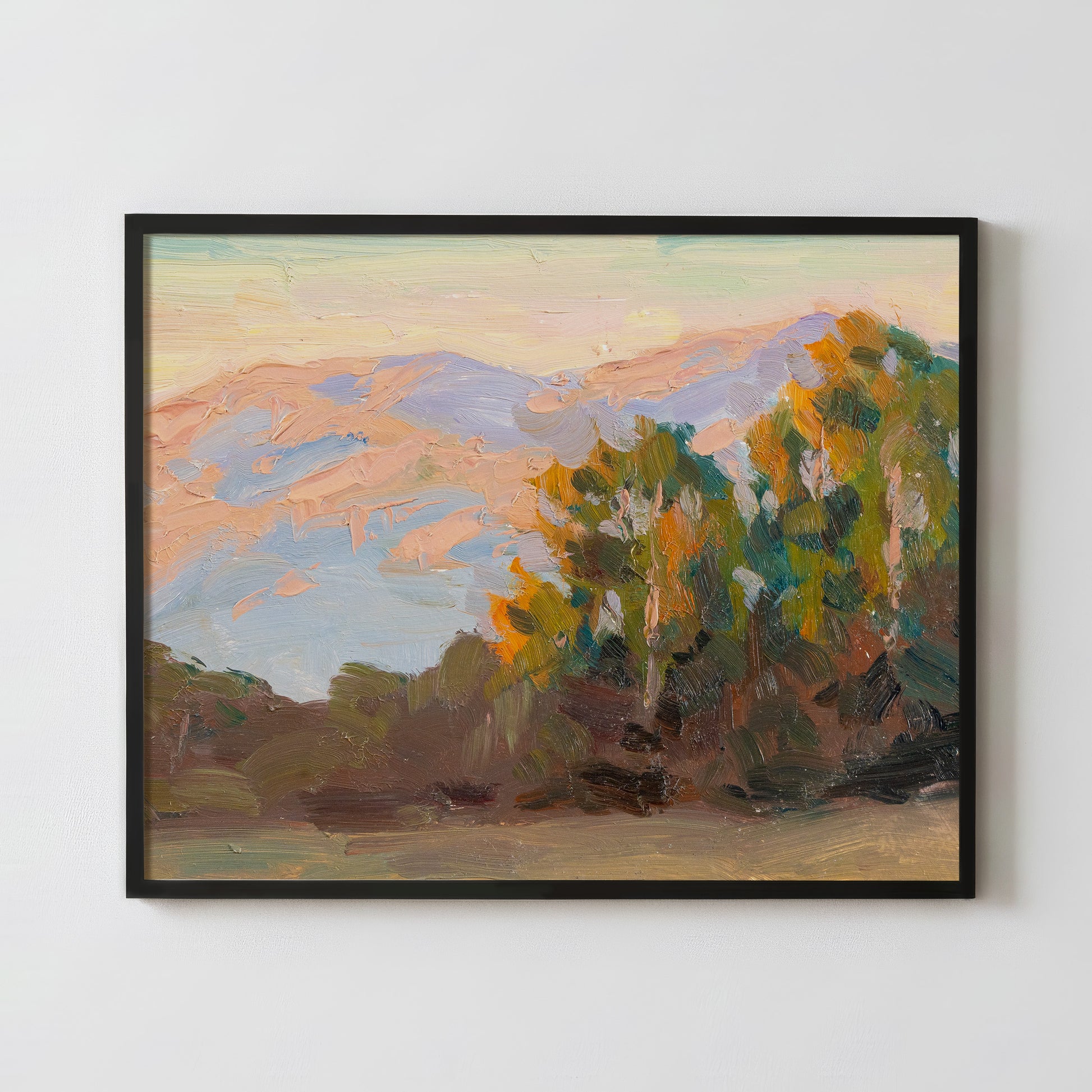 California Hills at Sunset - Fine Art Paper Print
