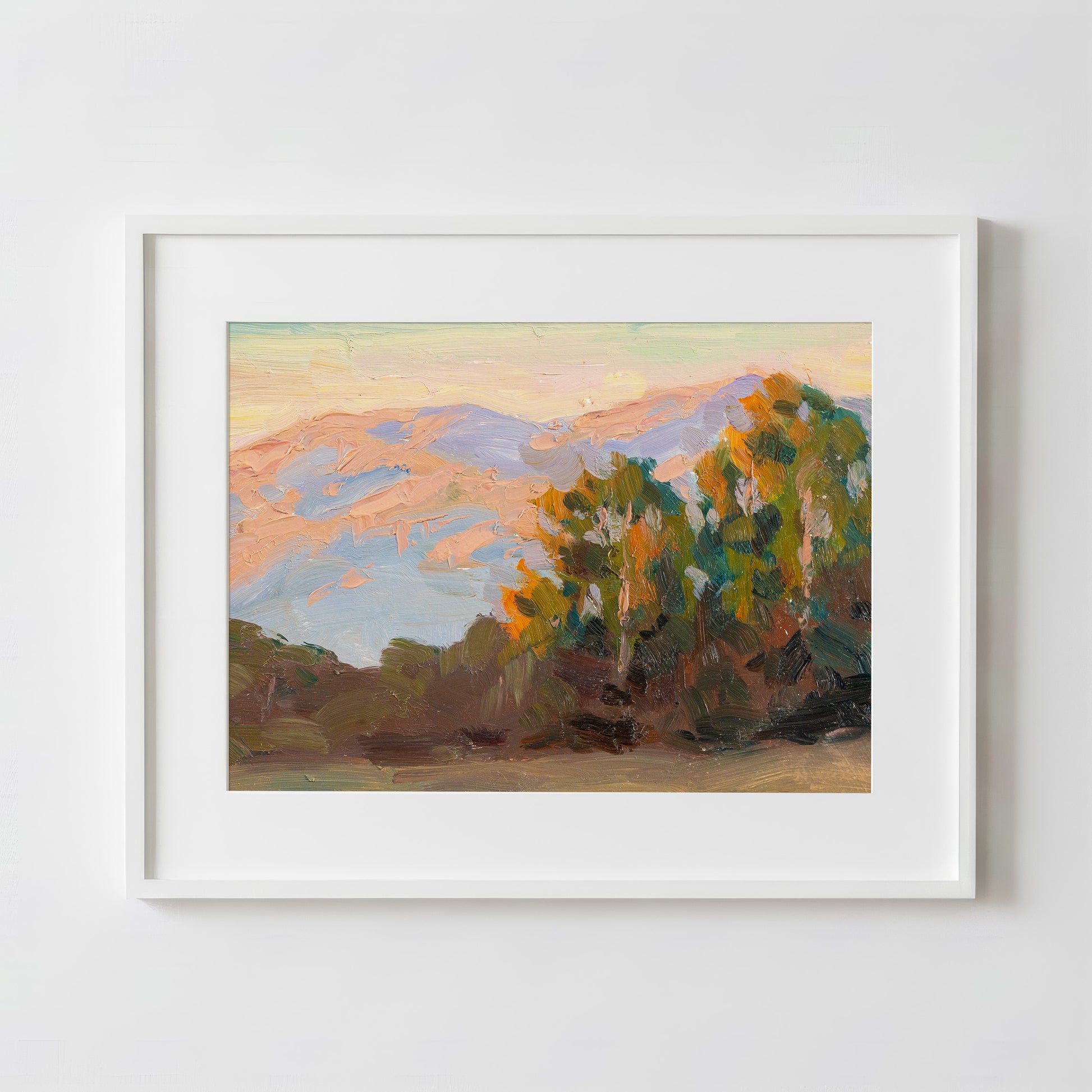 California Hills at Sunset - Fine Art Paper Print
