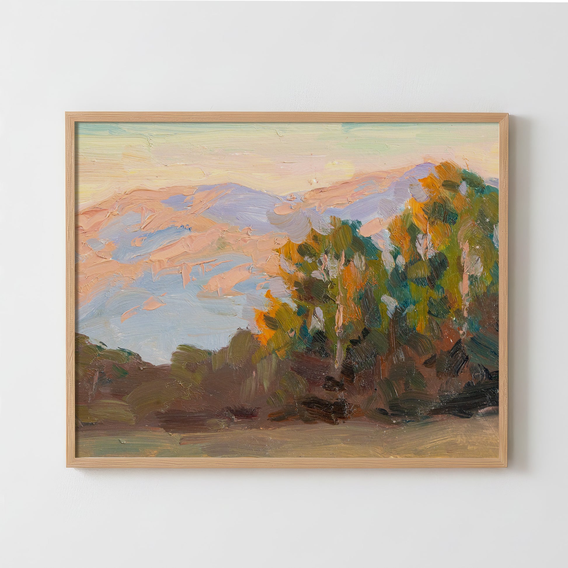 California Hills at Sunset - Fine Art Paper Print