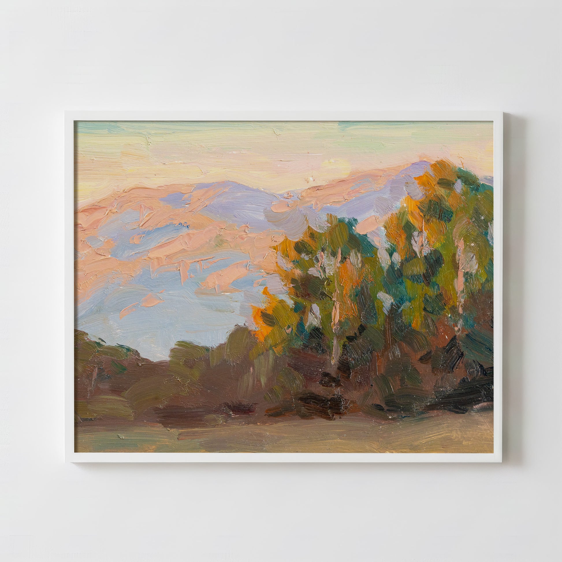 California Hills at Sunset - Fine Art Paper Print