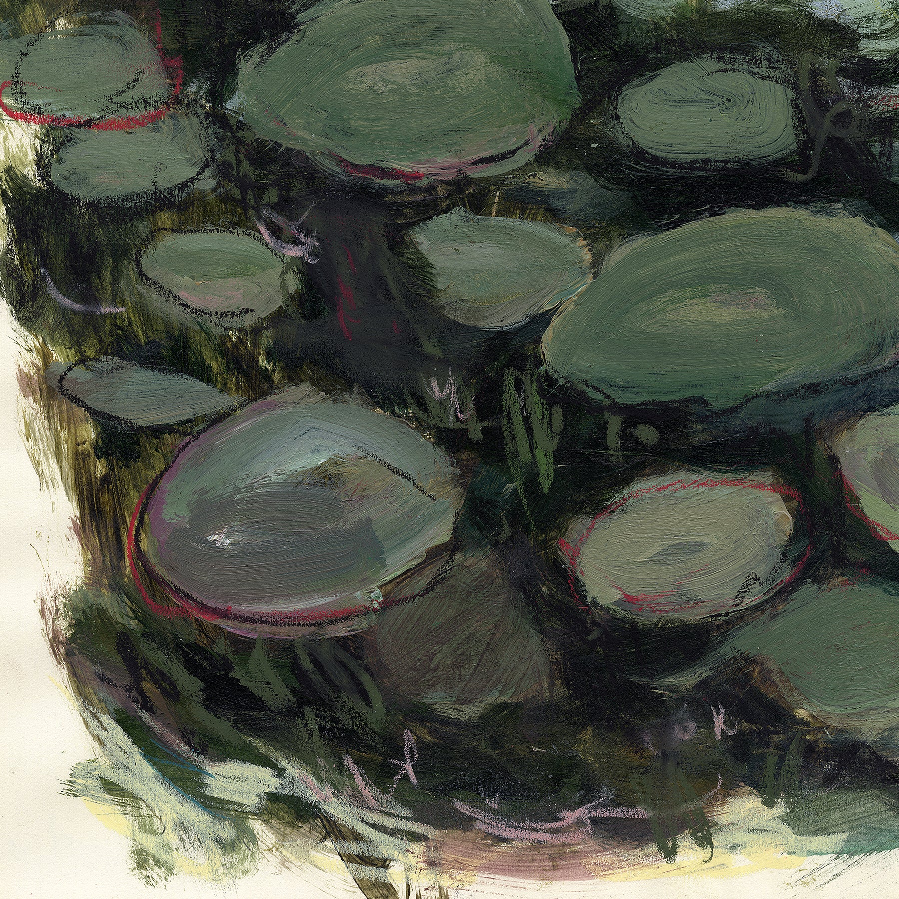 Water Lilies I - Art Print
