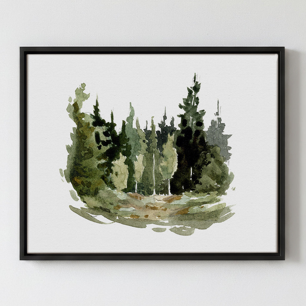 Forest Study 1 - Gallery Canvas Print