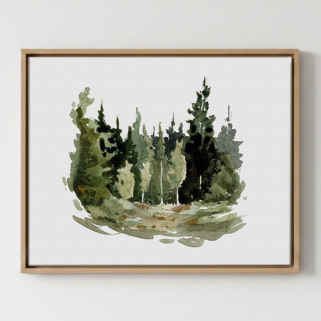 Forest Study 1 - Gallery Canvas Print