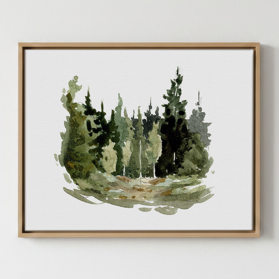 Forest Study 1 - Gallery Canvas Print