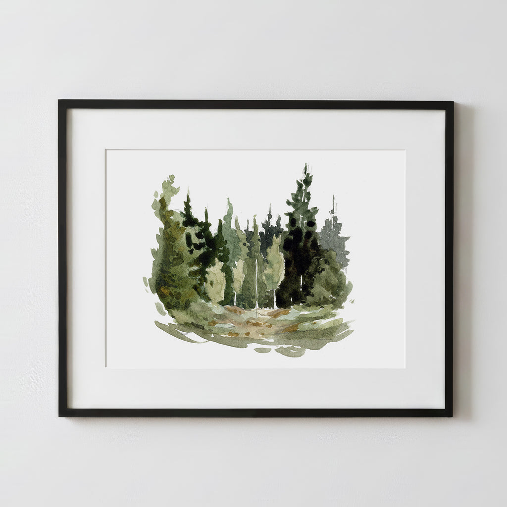 Forest Study 1 - Fine Art Paper Print
