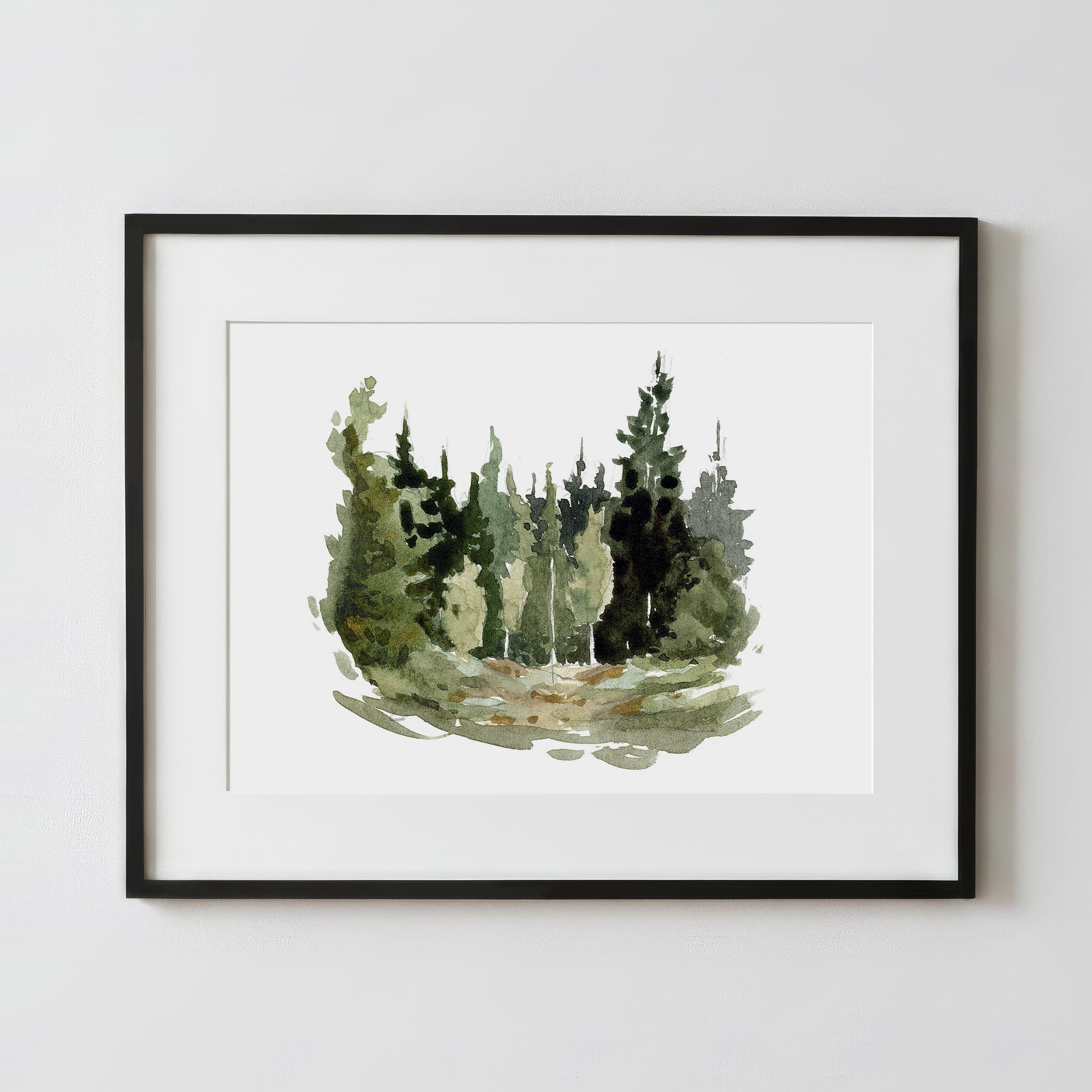 Forest Study 1 - Fine Art Paper Print