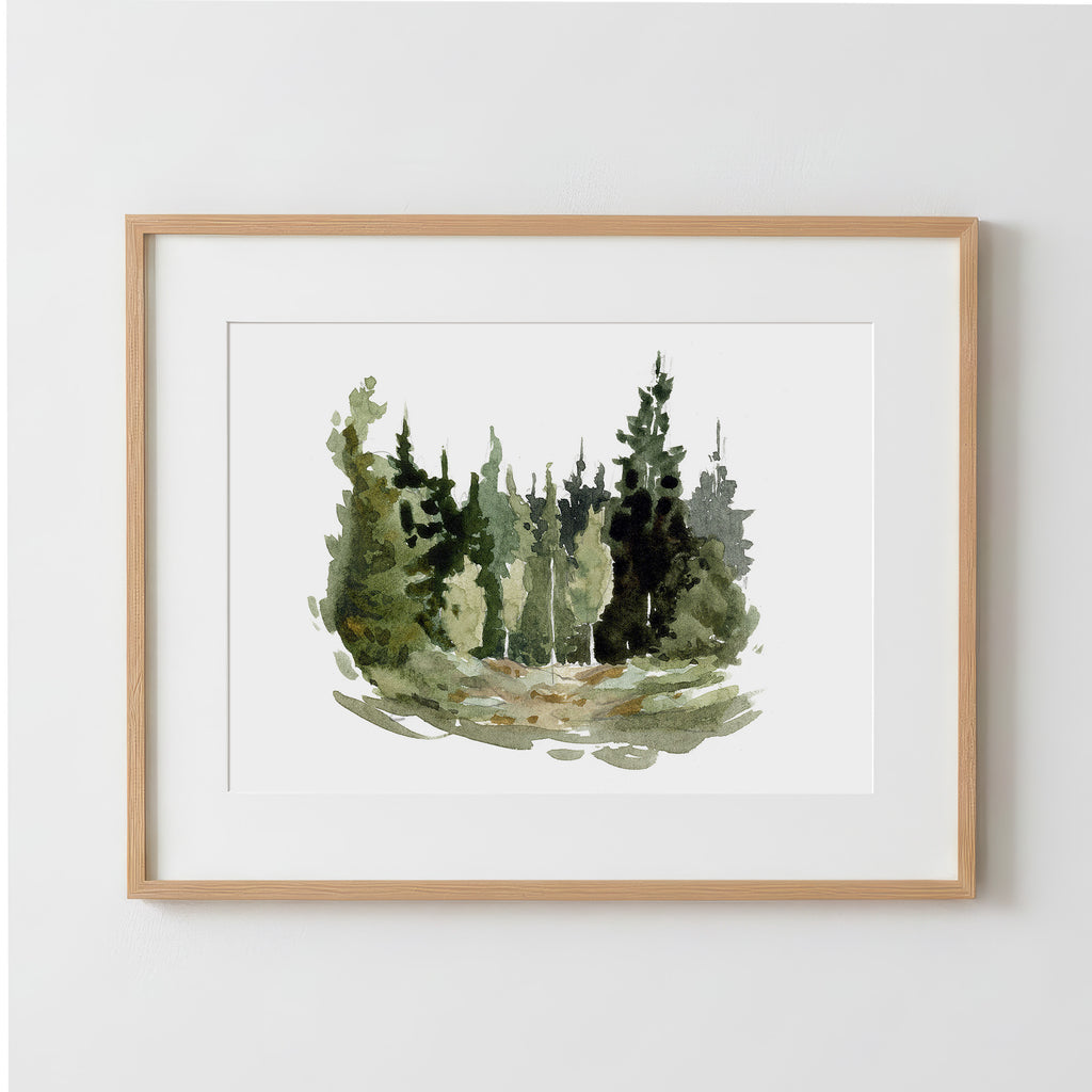 Forest Study 1 - Fine Art Paper Print