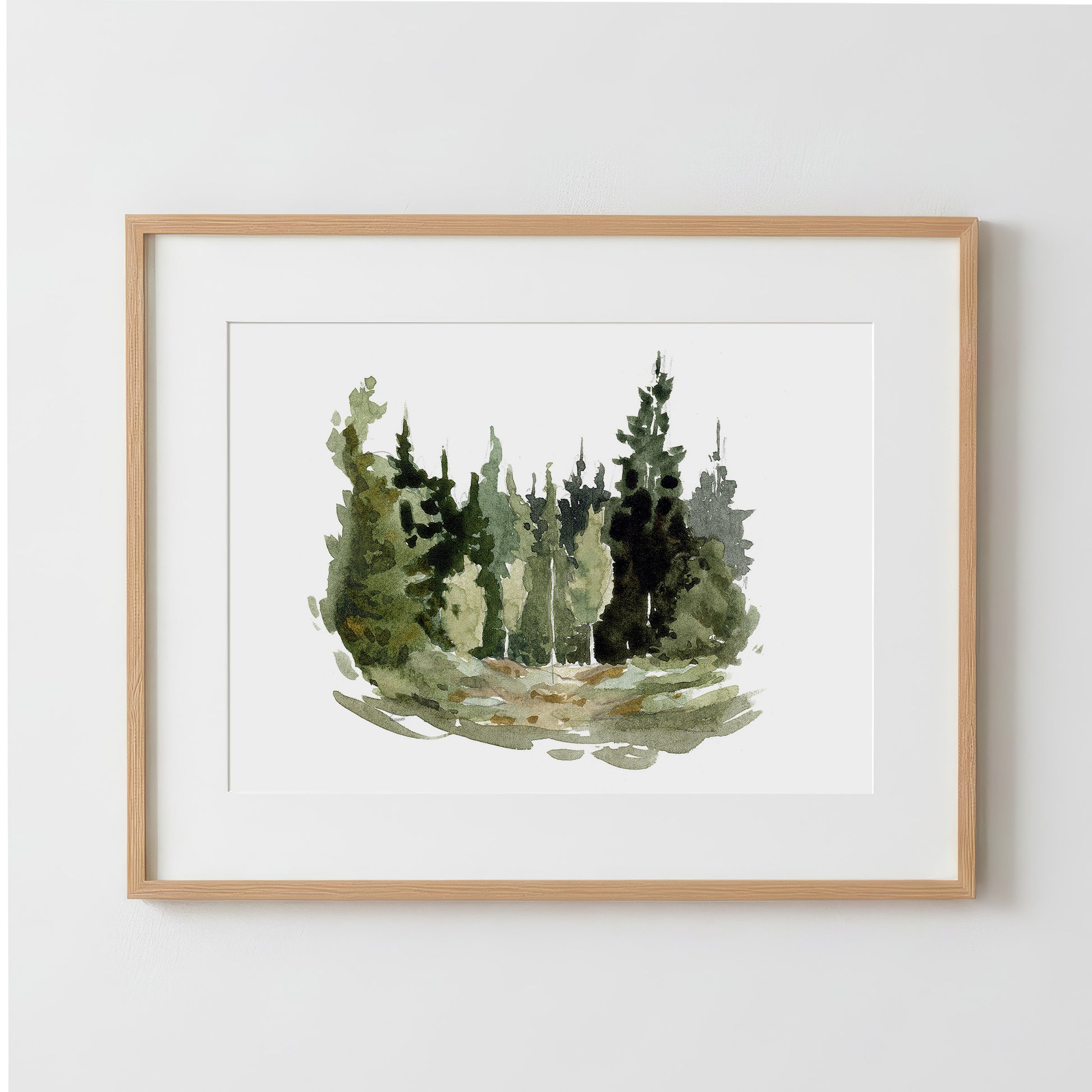 Forest Study 1 - Fine Art Paper Print