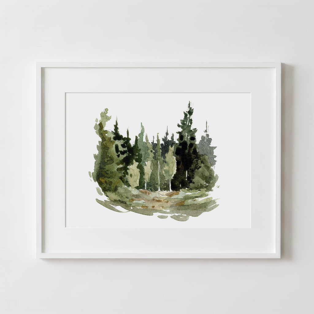 Forest Study 1 - Fine Art Paper Print