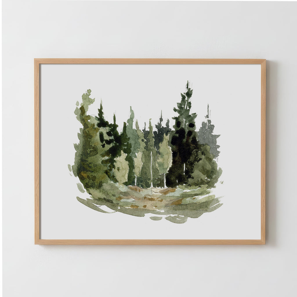 Forest Study 1 - Fine Art Paper Print