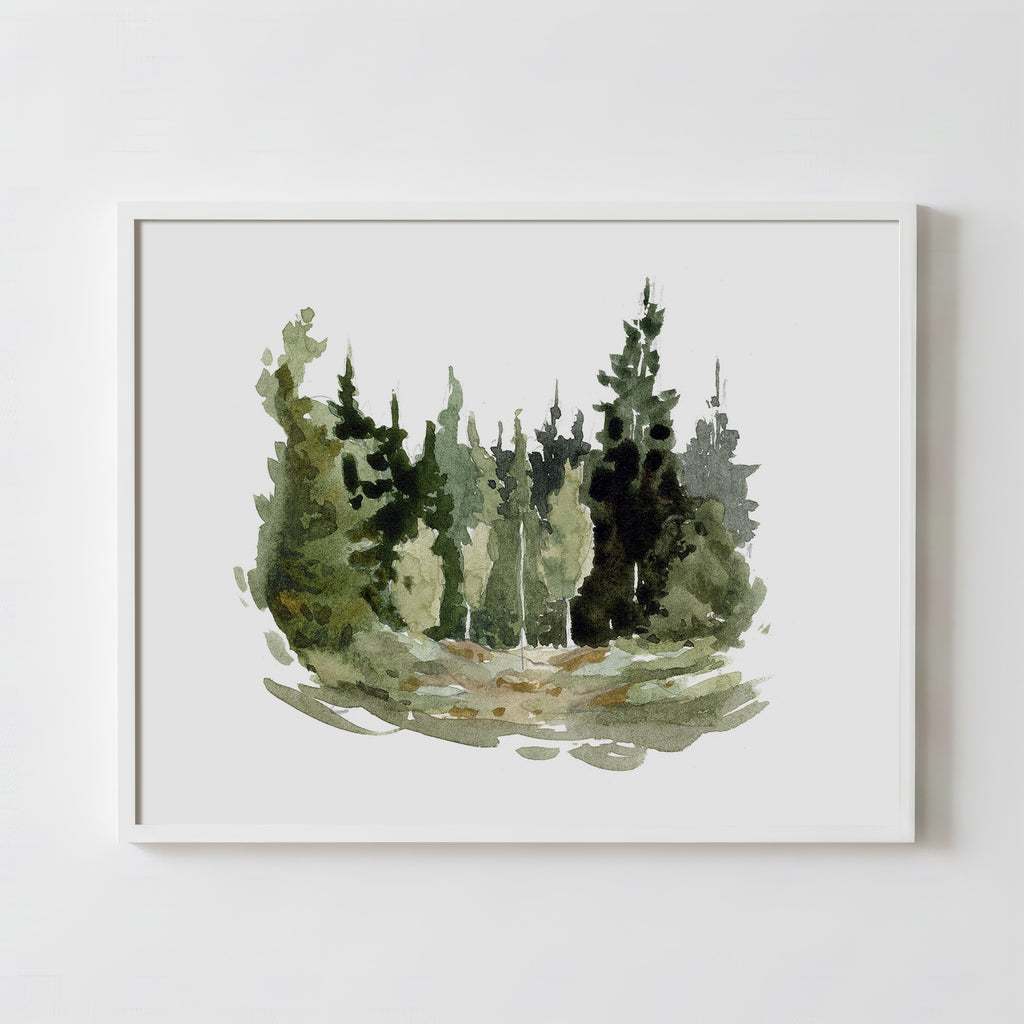 Forest Study 1 - Fine Art Paper Print