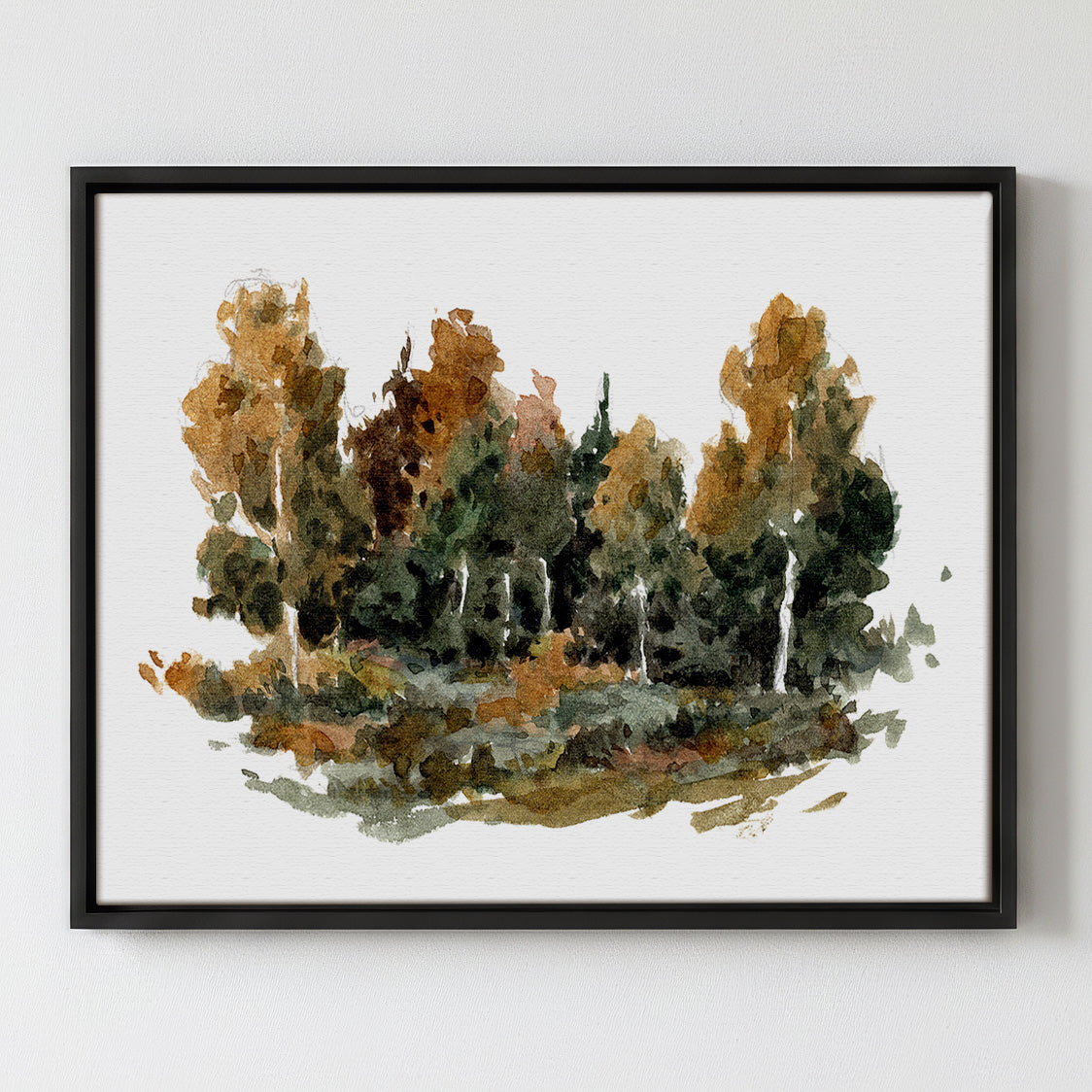 Forest Study 2 - Gallery Canvas Print