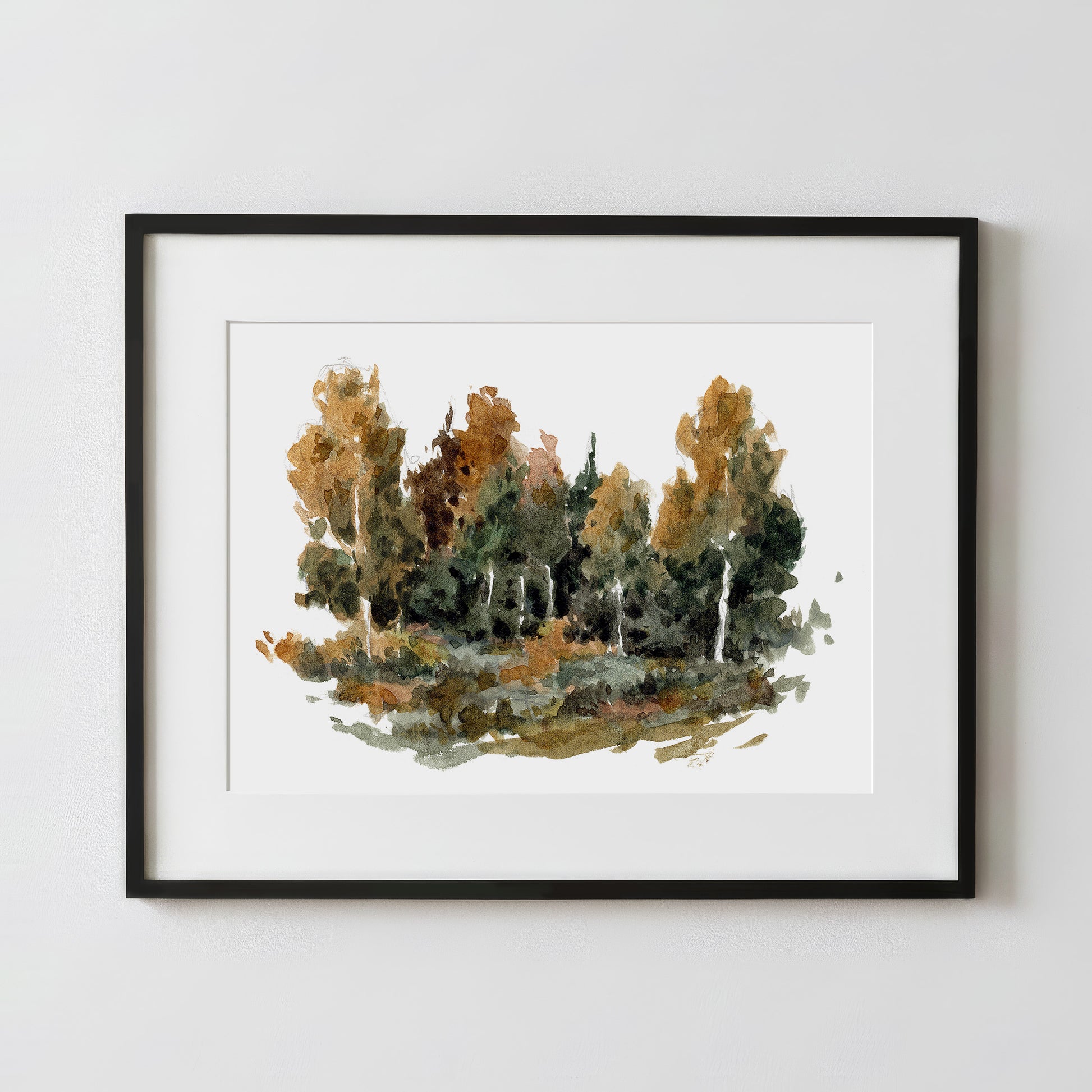 Forest Study 2 - Fine Art Paper Print