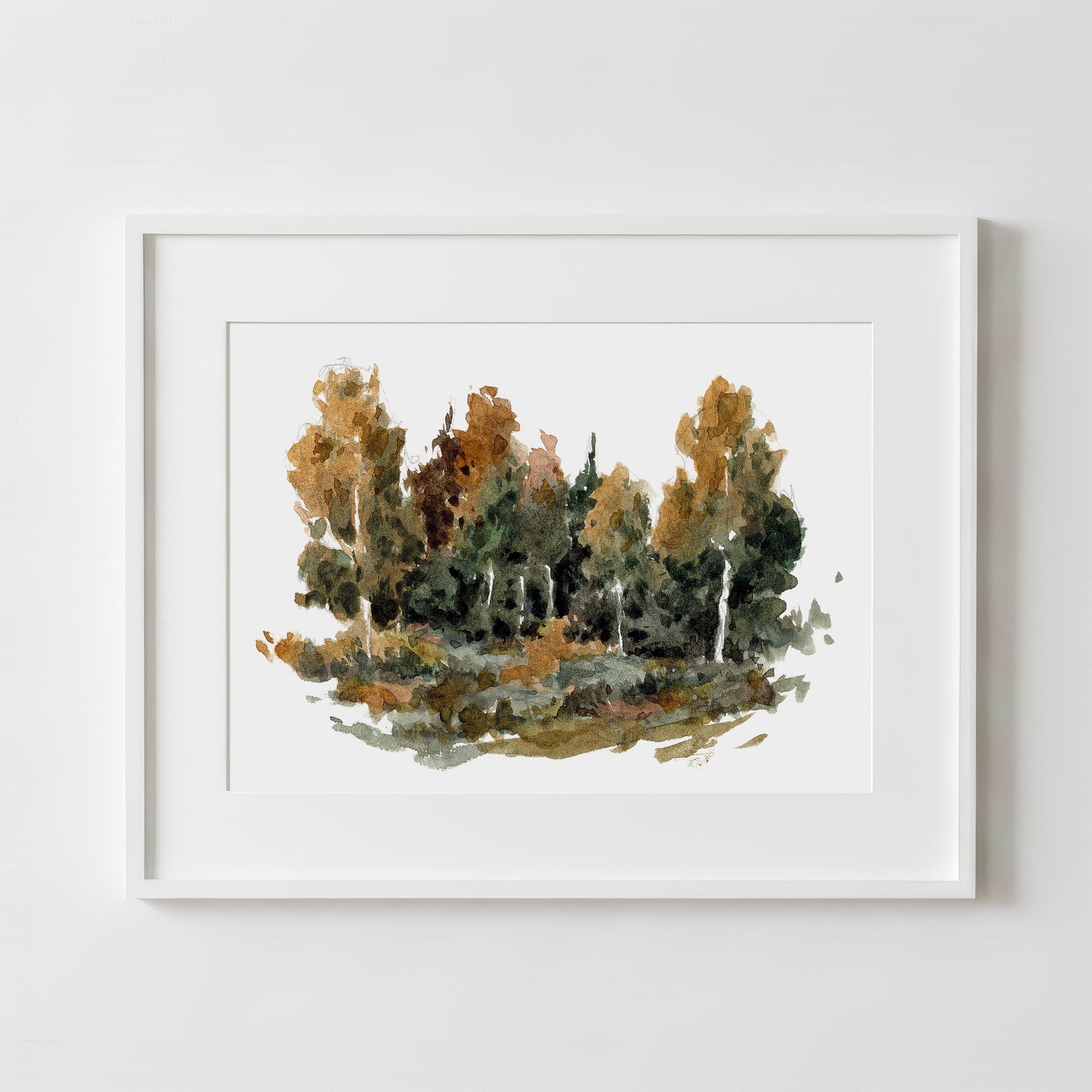 Forest Study 2 - Fine Art Paper Print