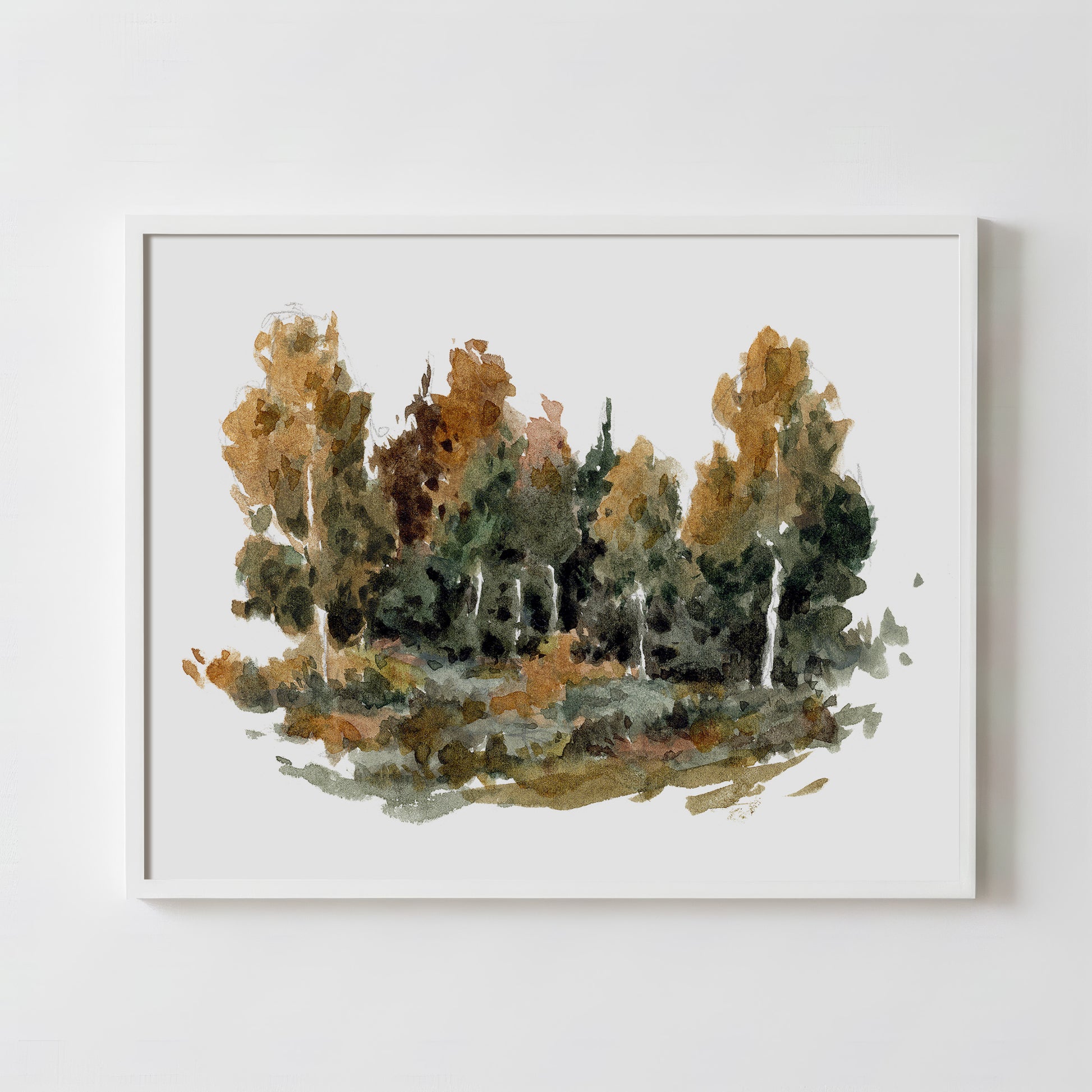 Forest Study 2 - Fine Art Paper Print