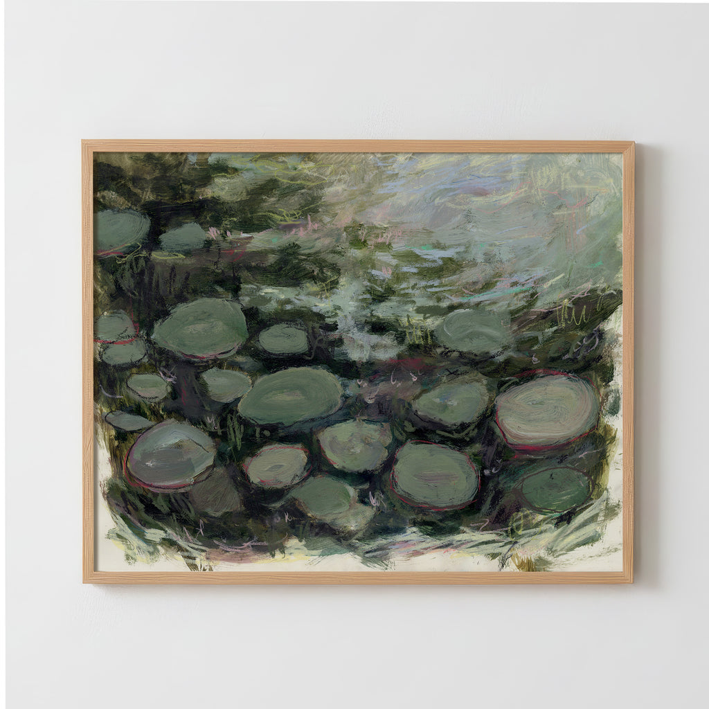 Water Lilies I - Fine Art Paper Print