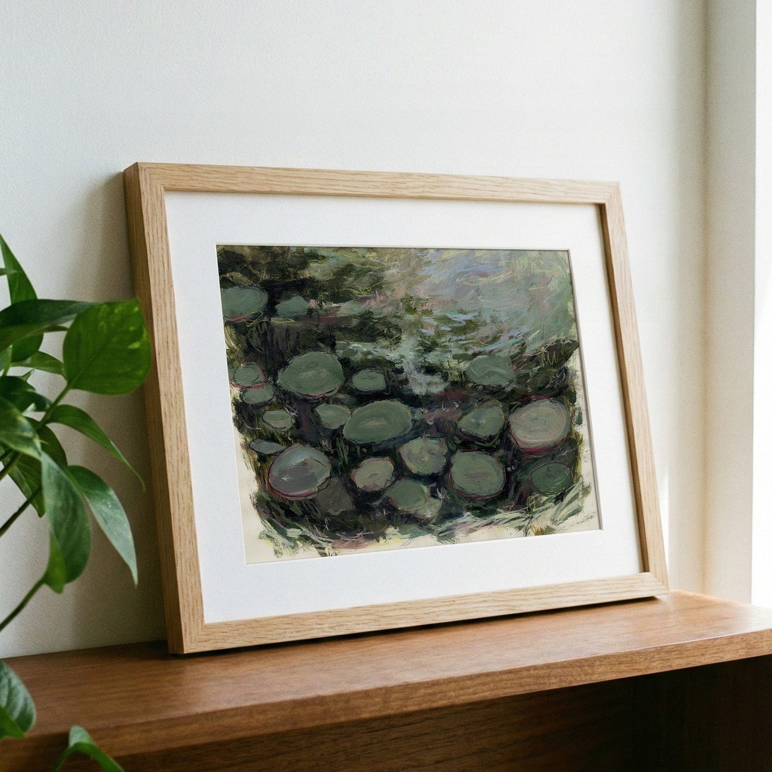 Water Lilies I - Fine Art Paper Print